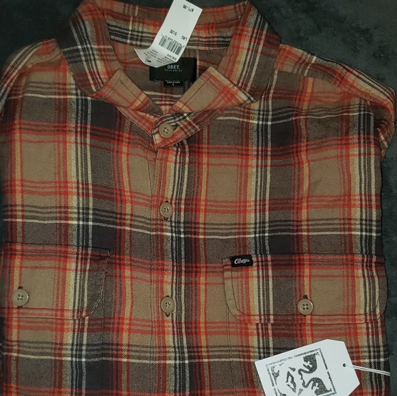 Obey Other - Men's Obey Button-Up Flannel Obey Other - Men's Obey Button-Up Flannel